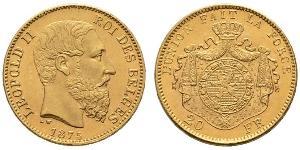 20 Франк Бельгія Золото Леопольд II (1835 - 1909)