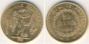 20 Франк Третя французька республіка (1870-1940)  Золото 