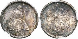 20 Цент США (1776 - ) Мідь/Срібло 