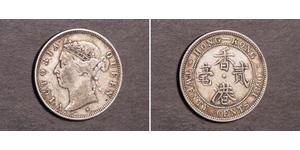 20 Цент Гонконг Серебро Виктория (1819 - 1901)