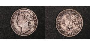 20 Цент Гонконг Серебро Виктория (1819 - 1901)
