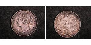 20 Цент Канада Серебро Виктория (1819 - 1901)