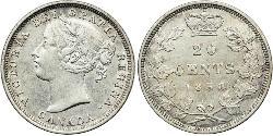 20 Цент Канада Срібло Вікторія (1819 - 1901)