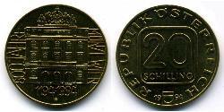 20 Shilling Republic of Austria (1955 - ) Copper/Aluminium/Nickel 
