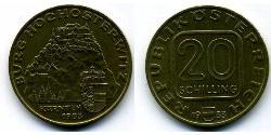 20 Шиллинг Австрийская Республика(1955 - ) Алюминий/Никель/Медь 