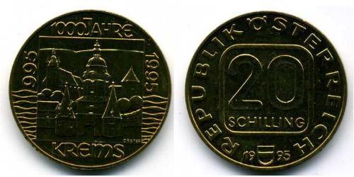 20 Шиллинг Австрийская Республика(1955 - ) Алюминий/Никель/Медь 