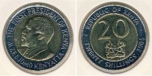 20 Шиллинг Кения (1963 - ) Биметалл 