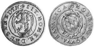 24 Kreuzer Duché de Bavière (907 - 1623) Argent Maximilien Ier de Bavière (électeur)(1573 – 1651)