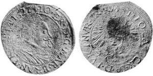 24 Kreuzer Principato di Ansbach (1398–1792) Argento Gioacchino Ernesto di Brandeburgo-Ansbach(1583 – 1625)