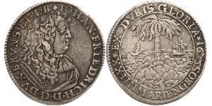 24 Mariengroschen Sacro Imperio Romano (962-1806) Plata Juan Federico de Brunswick-Luneburgo