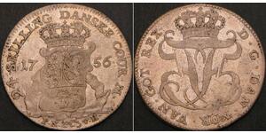 24 Skilling Danimarca Argento 