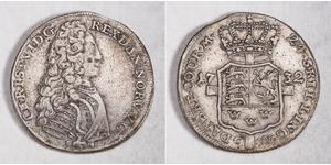 24 Skilling Dänemark Silber Christian VI. (Dänemark und Norwegen) (1699 - 1746)