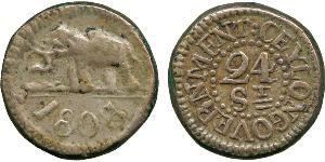 24 Stiver Sri Lanka (1948 - ) Argento 