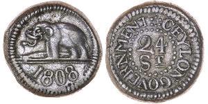 24 Stiver Sri Lanka (1948 - ) Argento 