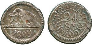 24 Stiver Sri Lanka (1948 - ) Argento 