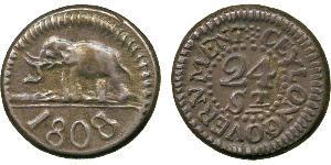 24 Stiver Sri Lanka (1948 - ) Argento 