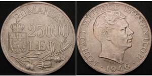 25000 Leu Romania Argento 