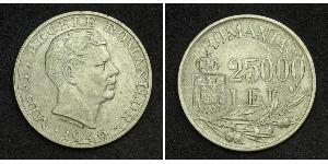 25000 Leu Romania Argento 