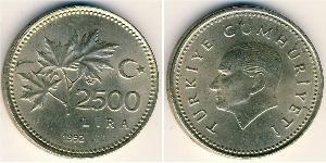 2500 Лира Турция (1923 - )  