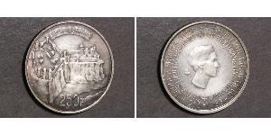 250 Franc 卢森堡 銀 
