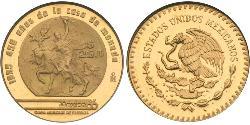 250 Peso Mexique (1867 - ) Or 