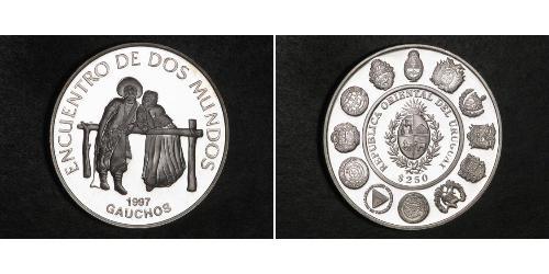 250 Peso Uruguay Silber 