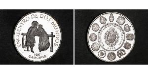 250 Peso Uruguay Silver 