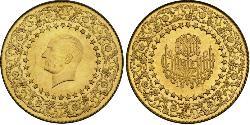 250 Piastre Turquie (1923 - ) Or Mustafa Kemal Atatürk (1881-1938)