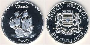 250 Shilling Somalia (1960 - ) Silver 