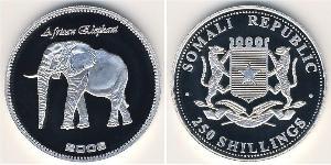 250 Shilling 索马里 銀 