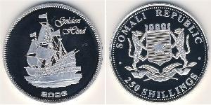 250 Shilling 索马里 銀 