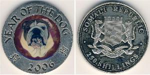 250 Shilling 索马里 銅/镍 