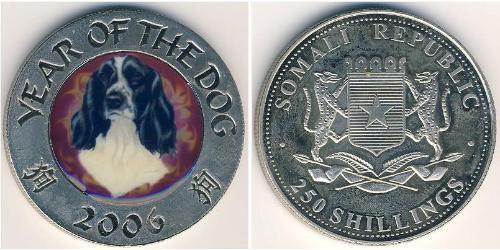 250 Shilling 索马里 銅/镍 