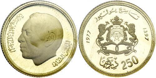 250 Дирхам Марокко Золото Хасан II (1929 - 1999)