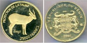 25 000 Franc Bénin Or 