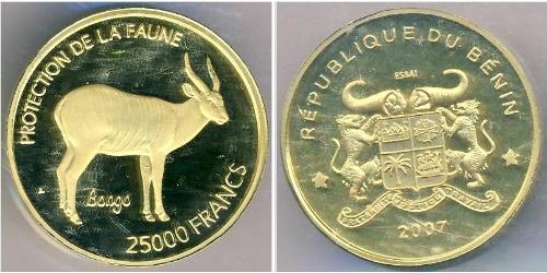 25 000 Franc Bénin Or 
