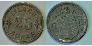 25 Aurar Island (1944 - ) Kupfer/Nickel 