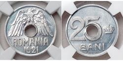 25 Ban Rumania Aluminio 