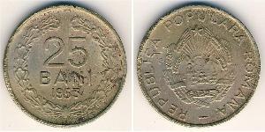 25 Ban República Socialista de Rumania (1947-1989) Níquel/Cobre 