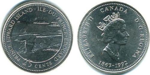 25 Cent Canada Acciaio 