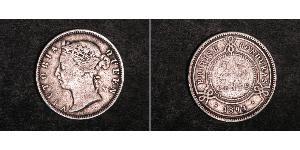 25 Cent British Honduras (1862-1981) Argent Victoria (1819 - 1901)