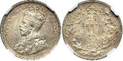 25 Cent Canada Argent George V (1865-1936)
