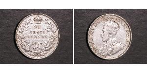 25 Cent Canada Argent George V (1865-1936)