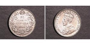 25 Cent Canada Argent George V (1865-1936)