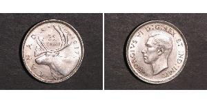 25 Cent Canada Argent George V (1865-1936)