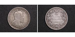 25 Cent Canada Argent Édouard VII (1841-1910)