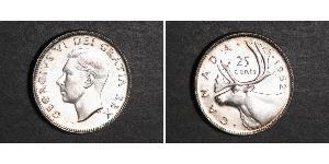 25 Cent Canada Argento Giorgio V (1865-1936)
