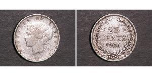 25 Cent Liberia (1847 - ) Argento 