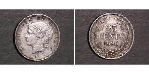 25 Cent Liberia (1847 - ) Argento 