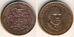 25 Cent Jamaica (1962 - ) Bronze 